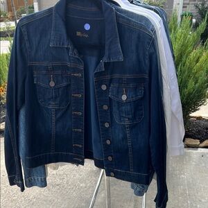 Kut from the Kloth Dark Blue Jean Jacket